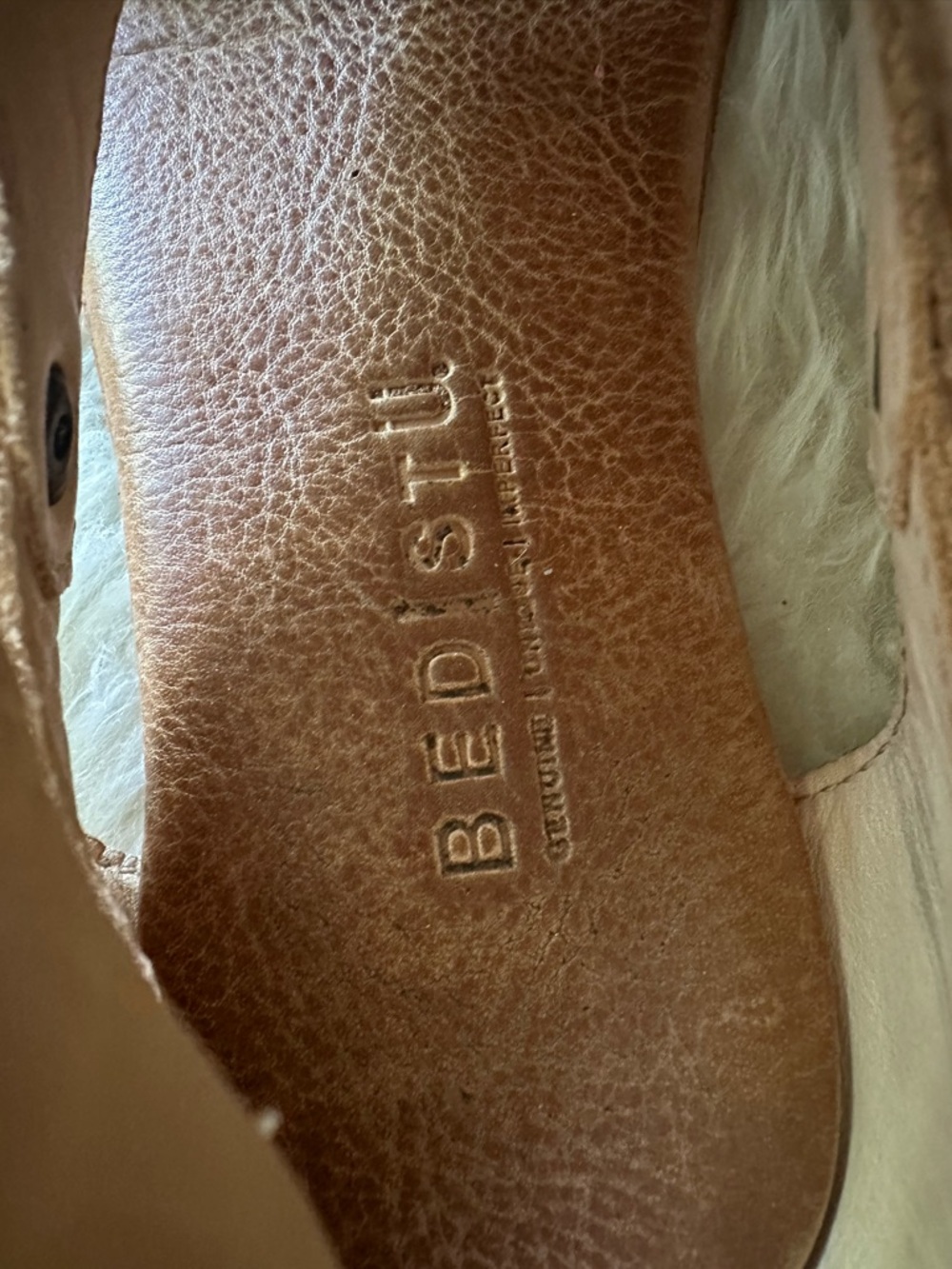BED|STU Soto Leather Tan Rustic Gladiator Sandal - Picture 4 of 16